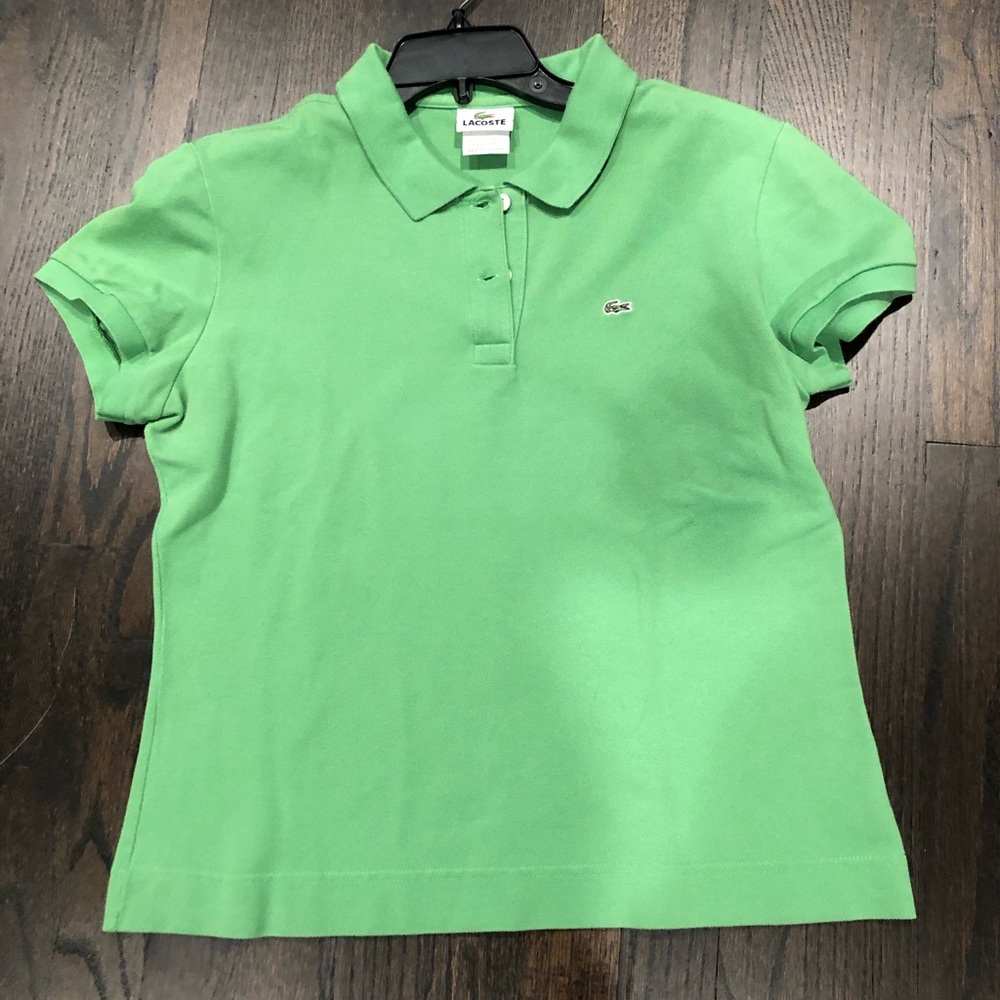 LaCoste women’s short sleeve classic polo -used